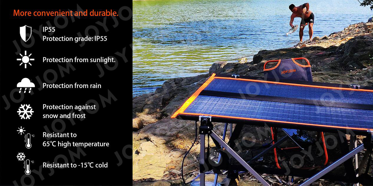 Portable 21W Foldable Solar Camping Table