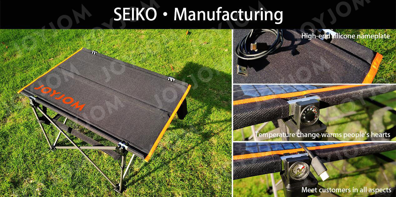 Portable Solar Outdoor Hiking Table