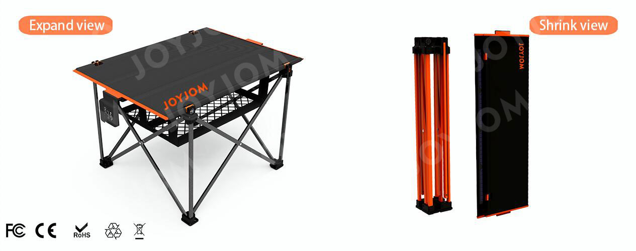 Portable 60W Foldable Solar Table